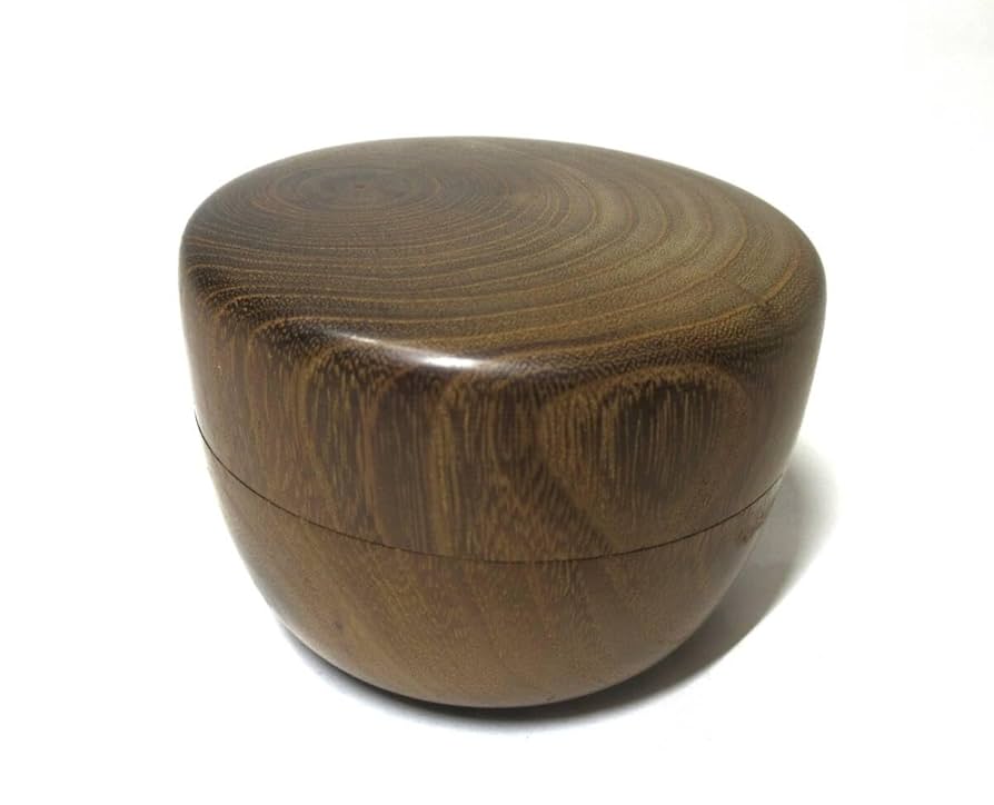 Amazon.co.jp: 桑棗平棗木地紙箱茶道具茶器茶入№0411岡山発送